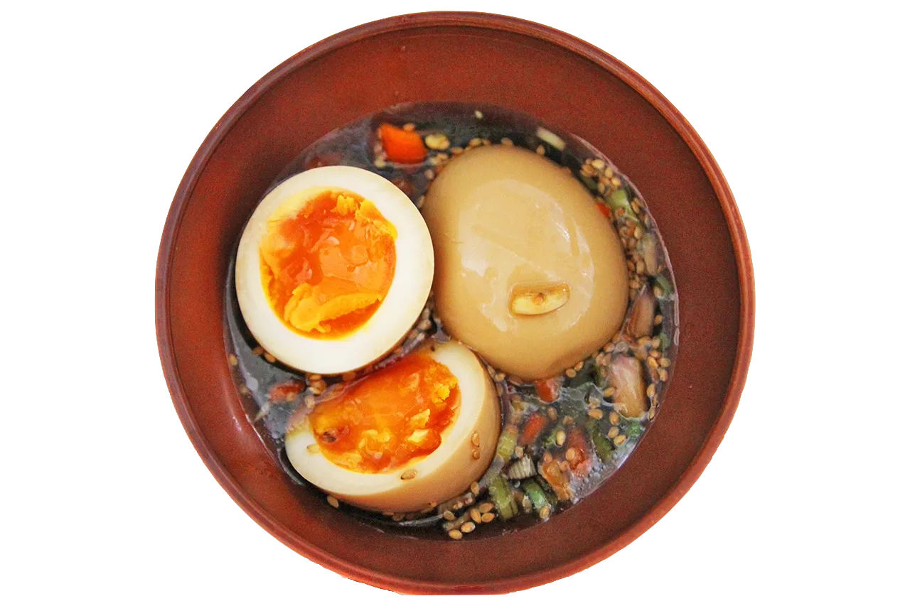 soy-marinated egg